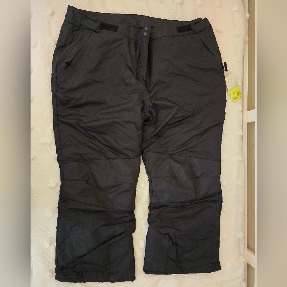 All In Motion Target Womens Black Snow Pants Plus Size 3x NWT